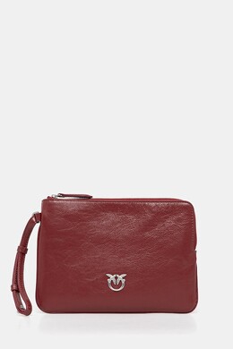 Кожаный клатч Pinko, бордовый 104353.a26j | bordowy