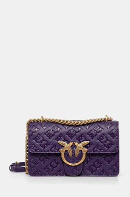 Кожаная сумка Pinko, фиолетовый 100074.a1yb | fioletowy