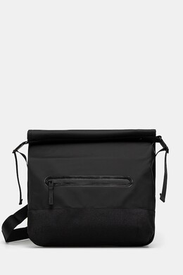 Сумка Trail Rolltop Messenger Bag W1 Rains, черный 14490.01 | czarny