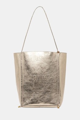 Кожаная сумка Pinko, золотой 104365.a27u | złoty