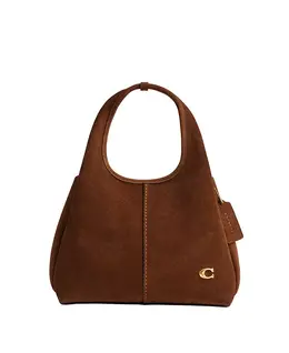 Мини-сумка через плечо Lana с магнитным ремешком Coach, коричневый 23883085 | brass, warm brown