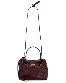 Rodeo Mini Top Сумка с верхней ручкой Balenciaga, Dark Burgundy balf-wy1588 | dark burgundy