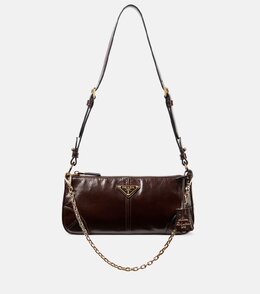 Кожаная сумка-ведро через плечо Prada, Moro N p01057578 | moro n
