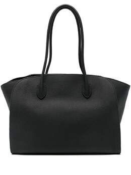 The Row Marlo 14 Leather Tote w1800l133blan