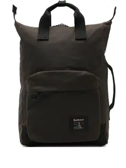 Barbour waxed-cotton backpack 31928382