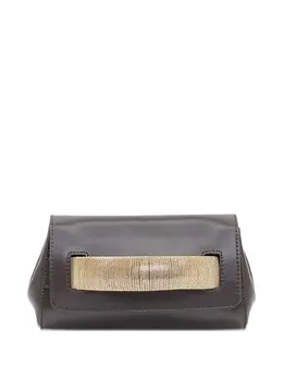 Orciani Gossip chain-embellished clutch 31846416