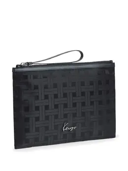 Kenzo woven-pattern wash bag 31990402
