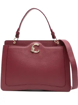 Coccinelle curved-C leather shoulder bag 30927349