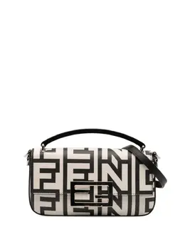 Fendi 2000-2010 Marc Jacobs Nappa Vitello King Logo Print Baguette Phone Pouch satchel 32093567
