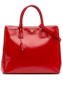 Prada 2000-2025 Large Saffiano Vernice Galleria satchel 32094493