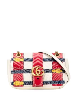 Gucci 2016-2025 Medium GG Marmont Matelasse Leather Trompe L oeil shoulder bag 32088994