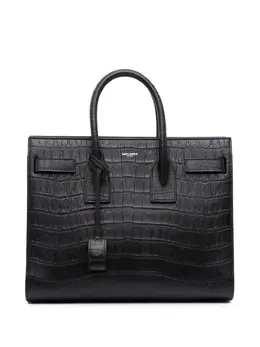 Saint Laurent 2014 Small Croc Embossed Leather Sac De Jour satchel 32094537