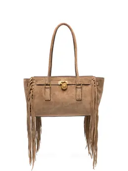 Michael Kors small Hamilton fringe suede shoulder bag 31936924