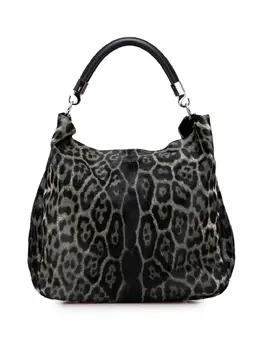 Saint Laurent 2000-2012 Medium Leopard Print Calf Hair Roady hobo bag 32093017
