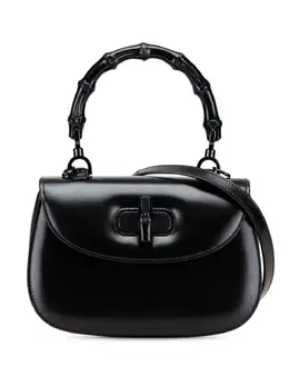 Gucci 2016-2025 Small Calfskin 1947 Bamboo Top Handle Bag satchel 32093012