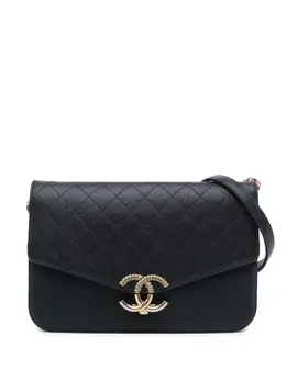 Chanel 2016-2017 Paris Cuba Medium Caviar Thread Around Flap crossbody bag 32093693