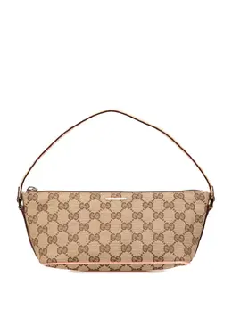 Gucci 2000-2015 GG Canvas Web Boat shoulder bag 32089957