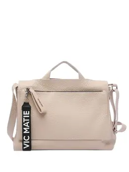 Vic Matie logo-plaque leather shoulder bag 29906488