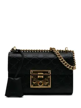 Gucci 2016-2025 Small Guccissima Padlock crossbody bag 32122338