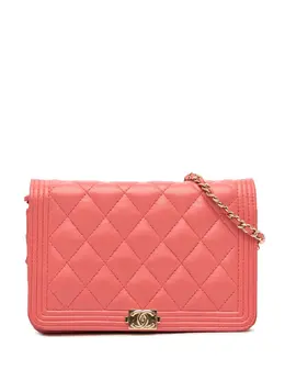 Chanel 2018 Lambskin Boy Wallet On Chain crossbody bag 32094510