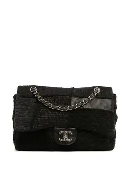 Chanel 2010-2011 Jumbo Patchwork Tweed Flap shoulder bag 32093928