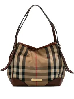 Burberry 2000-2017 Small House Check Canvas Canterbury tote bag 32094793