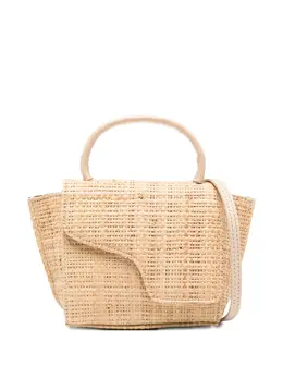 Atp Atelier Montalcino raffia tote bag 31937835