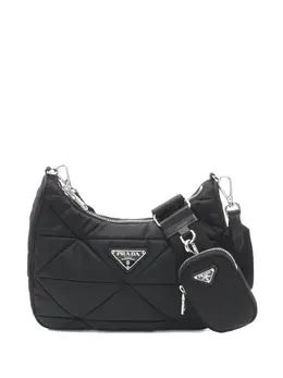 Prada 2020s Tessuto quilted shoulder bag 30294945