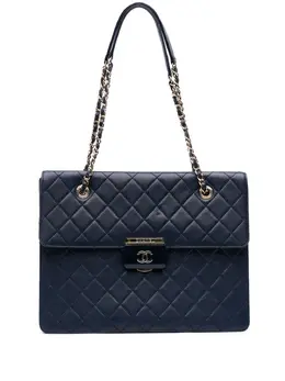 Chanel 2016-2017 Quilted Sheepskin Beauty Lock Shopping tote bag 32122366