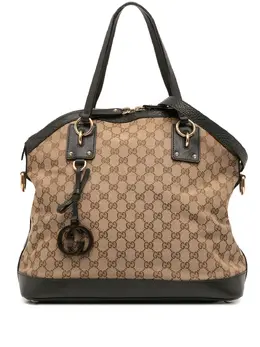 Gucci 2016-2025 Large GG Canvas Charm Dome satchel 32093480
