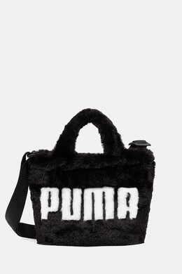 Сумка Up из искусственного меха мини Puma, черный 91713 | czarny