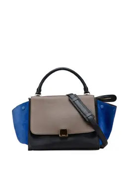 Celine 2012 Medium Tricolor Leather Trapeze satchel 32088997