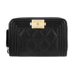 Сумка-кошелёк на молнии для мальчика Чёрный/Золотой Chanel a80602-b01490-94305