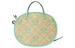 Сумка Raffia с кожаными деталями для детей Gucci 727002-fabbj-9552