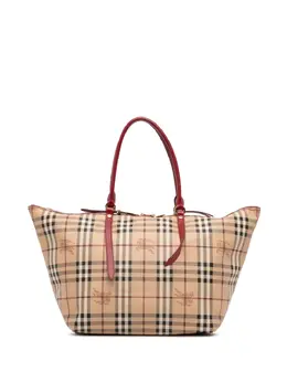 Burberry 2000-2017 Medium Haymarket Check Coated Canvas Salisbury tote bag 32093489