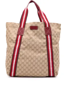 Gucci 2016-2025 GG Canvas Web tote bag 32093674