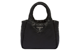 Сумка-шоппер из мягкой овчины черная Prada 1bg413_2dyi_f0002_v_ovo