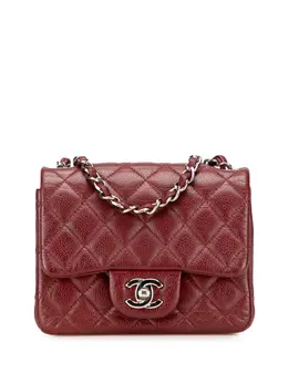 Chanel 2013-2014 Mini Square Classic Caviar Single Flap crossbody bag 32094859