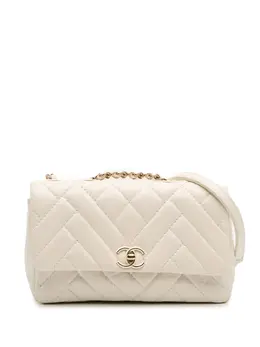 Chanel 2019 Small Mix Quilted Aged Calfskin New Clutch Flap crossbody bag 32094777