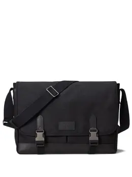 Polo Ralph Lauren leather-trimmed messenger bag 31951540
