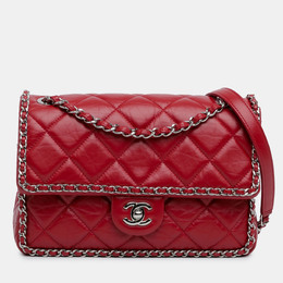 Chanel Red Running Chain Flap Bag 1214114