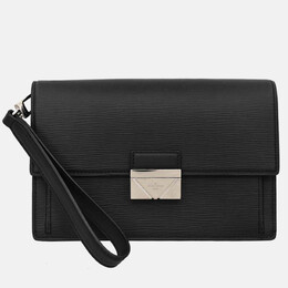 Louis Vuitton Black Epi Pochette Thames Clutch Bag 1214010