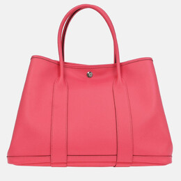 Hermes Garden Party 36 PM Rose Azalee Epsom Tote Bag 1214041