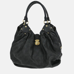 Louis Vuitton Black Mahina L Hobo Handbag 1214006