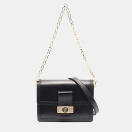 Louis Vuitton Dauphine Mm Lv Rock Noir Shoulder Bag Leather Black 1213858