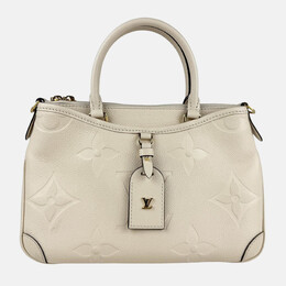 Louis Vuitton Monogram Empreinte Trianon Pm Handbag/Shoulder Bag Creme 1213801