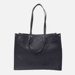 Louis Vuitton Monogram Empreinte On The Go Gm Tote Bag In Black 1213793
