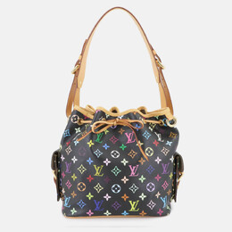 Louis Vuitton Monogram Multicolore Petit Noe Shoulder Bag In Noir 1213782