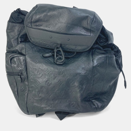 Louis Vuitton M43680 Monogram Shadow Discovery Backpack Leather Black 1213847