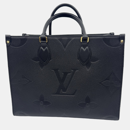 Louis Vuitton Black Monogram Empriente Leather Giant Onthego MM Bag 1212912